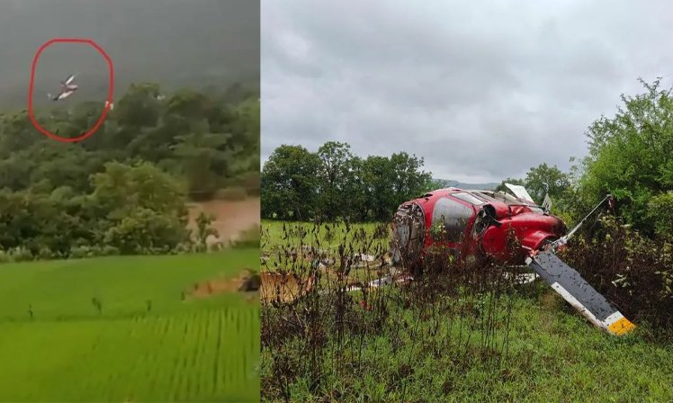 <span class="nnColorfulPostColor" style="color:rgb(0,0,0,1)">પુણેમાં ખાનગી કંપનીનું હેલિકોપ્ટર ક્રેશ : 4 લોકો હતા સવાર, દુર્ઘટનાનો વિડીયો આવ્યો સામે</span>