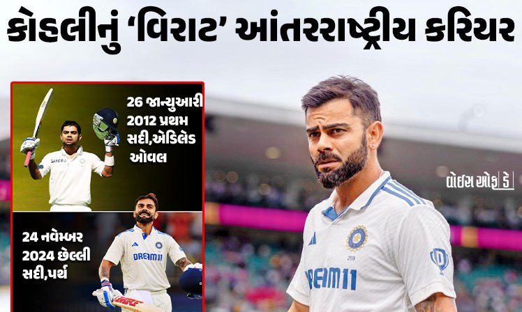 <span class="nnColorfulPostColor" style="color:rgb(0,0,0,1)">કોહલીનું ‘વિરાટ’ આંતરરાષ્ટ્રીય કરિયર : આજના દિવસે જ શરૂ થઇ હતી ક્રિકેટની કારકિર્દી, જાણો શા માટે 18 નંબર છે ખાસ?</span>