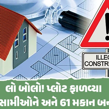 <span class="nnColorfulPostColor" style="color:rgb(0,0,0,1)">લો બોલો! પ્લોટ ફાળવ્યા 30 અસામીઓને અને મકાન બની ગયા 61, જાણો શું છે રાજકોટની આરાધના સોસાયટીનો  શરતભંગ કેસ</span>