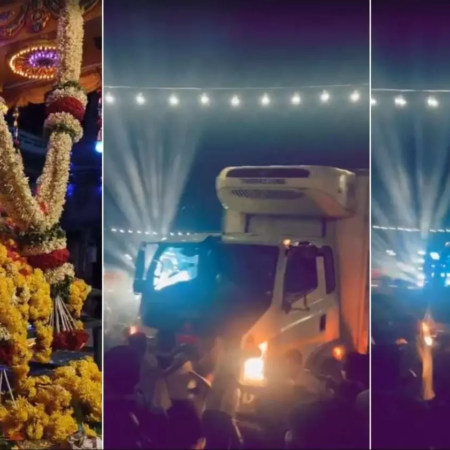 <span class="nnColorfulPostColor" style="color:rgb(0,0,0,1)">કર્ણાટકમાં ગણેશ વિસર્જન શોભાયાત્રાની અંદર ટ્રક ઘુસી જતા કચડાઈને 8 લોકોના મૃત્યુ, 20થી વધુ ઘાયલ</span>