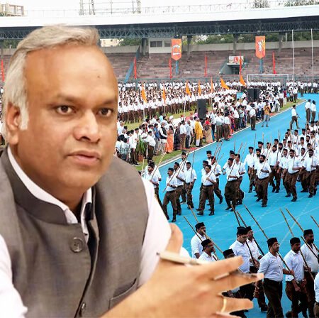 <span class="nnColorfulPostColor" style="color:rgb(0,0,0,1)">કર્ણાટકમાં RSS ઉપર પ્રતિબંધ મૂકવાની તૈયારી, કોંગી પ્રમુખ ખડગેના પુત્રએ રાજ્ય સરકારને પત્ર લખી ફરિયાદ કરી, બંધારણની વિરુદ્ધ પ્રવૃત્તિ થઈ રહી છે</span>